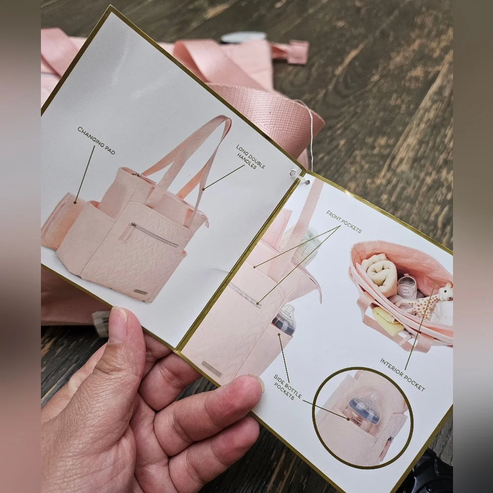 Bananafish Studio Diaperbag Pink New